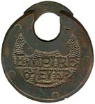 “EMPIRE 6-LEVER” – 2 Pins – Low Rounded Shackle