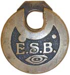 “E.S.B. Co.” – Left Pin.