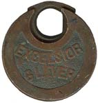 “EXCELSIOR 6 LEVER” – No Pins – Arcked “EXCELSIOR” Arcked “6 LEVER” – Low Rounded Shackle