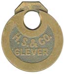“H.S.&CO. 6LEVER” – No Pins.
