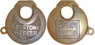 “KEYSTONE 6-LEVER” – No Pins – “PORT ARTHUR ROUTE”
