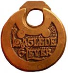 “LACLEDE 6-LEVER” – 2 Pins – Long “L” – Narrow Letters