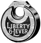 “LIBERTY 6-LEVER” – No Pins – Short “L” – Letter Style 3