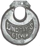 “LINDSAY’S 6•LEVER” – No Pins – Letter Style 2