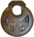 “LINDSAY’S 6•LEVER” – No Pins – Letter Style 1