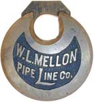 “W.L.MELLON PIPE LINE CO.” – No Pins. “William Larimar Mellon” co-founder of Gul