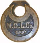 “M.G.L. Co.” – No Pins. (124.5).