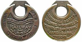 “D. K. MILLER LOCK CO. RAILWAY LOCK FAIRBANKS & COMPANY ST. LOUIS MO.” – “FAIRBA