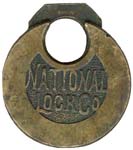 “NATIONAL LOCK Co” – No Pins – 8 Lever Keyway