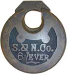 “S.& N. Co. 6-LEVER” – 2 Pins.