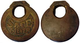 “SAFE 6-LEVER” – No Pins – Top Arcked “SAFE” – Medium “L”