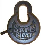 “SAFE 6-LEVER” – No Pins – Top Arcked “SAFE” – Short “L” – High Shackle