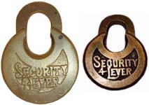 “SECURITY 4•LEVER” – 2″ – No Pins – Rounded High Shackle