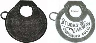 “STUBBS & JAKWAY DURANGO COLO