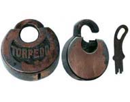 “TORPEDO” – 2 Bottom Pins – Steel Case – Steel Face Plate – Steel Shackle