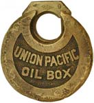 “UNION PACIFIC OIL BOX” – No Pins – 3 Arm Levers