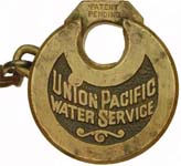 “UNION PACIFIC WATER SERVICE” – Left Pin