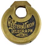 “WESTERN UNION TELEGRAPH Co” – Left Pin – Wide Letters – Correct “G”