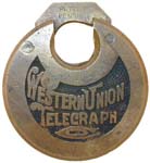 “WESTERN UNION TELEGRAPH Co” – Left Pin – Wide Letters – Incorrect “G”