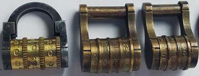 Wheel Combination Locks