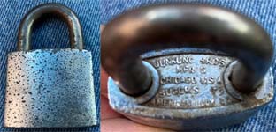 “JUNKUNC BROS MFRS CHICAGO USA SUCCRS TO AMERICAN LOCK CO”
