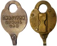 “CM&STPRY US MAIL CAR”