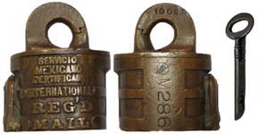 “SERVICIO MEXICANO CERTIFICADO INTERNATIONAL REG’D MAIL” – “1906” – “M286”