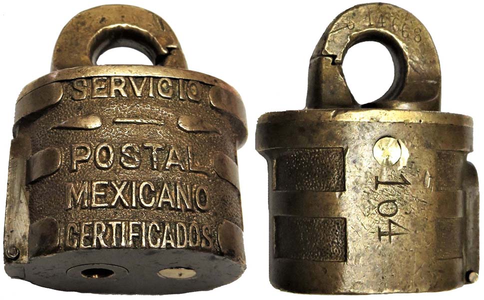 “SERVICIO POSTAL MEXICANO CERTIFICADOS” – “164” – “S14668”