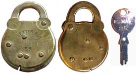 “STREET LETTER BOX LOCK UNITED STATES” – “SR”