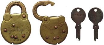 “STREET LETTER BOX LOCK UNITED STATES” – “12403” and “47048” – “1897”