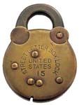 “STREET LETTER BOX LOCK UNITED STATES” – “15”
