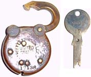 “STREET LETTER BOX LOCK UNITED STATES” – “17138”