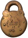 “STREET LETTER BOX LOCK UNITED STATES” – “17”
