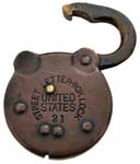 “STREET LETTER BOX LOCK UNITED STATES” – “21”
