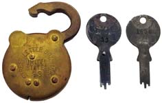 “STREET LETTER BOX LOCK UNITED STATES” – “33”