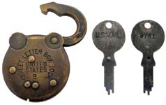 “STREET LETTER BOX LOCK UNITED STATES” – “3”