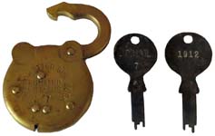 “STREET LETTER BOX LOCK UNITED STATES” – “7”