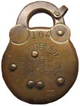 “STREET LETTER BOX LOCK UNITED STATES” – “METRO” – “104”