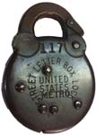 “STREET LETTER BOX LOCK UNITED STATES” – “METRO” – “117”