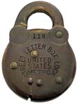 “STREET LETTER BOX LOCK UNITED STATES” – “METRO” – “119”