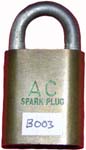 “AC SPARK PLUG” – Large Letters – Top of “A” Pointed