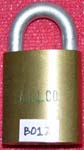 “A.G.L. CO.”. Size: 2B72. Padlock Stamp #: 0379-E. Color: Green.