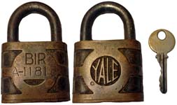 “BIR A-11813” – “YALE”