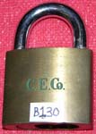 “C.E.Co.”. Size: 5B72. Padlock Stamp #: 0939-E. Color: Green.
