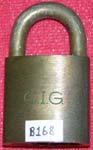 “C.I.G.”. Size: 4B72. Padlock Stamp #: 1820-E. Color: Green.