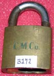 “C.M.Co.”. Size: 4B62. Padlock Stamp #: 0903-E. Color: Green.