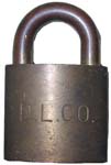 “D.L.CO.”. Brass body.