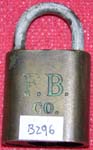 “F.B. CO.”. Size: 1B69. Padlock Stamp #: 0206-F. Color: Green.