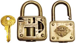 “MASTER LOCK CO 77” – Cut-A-Way