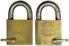 “Q.M.C.” “BEST”. Body Type: Extruded. Body Material: Brass. Body Size: 1 3/4″Wx1